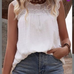 Ace by Aimee white breezy shirt